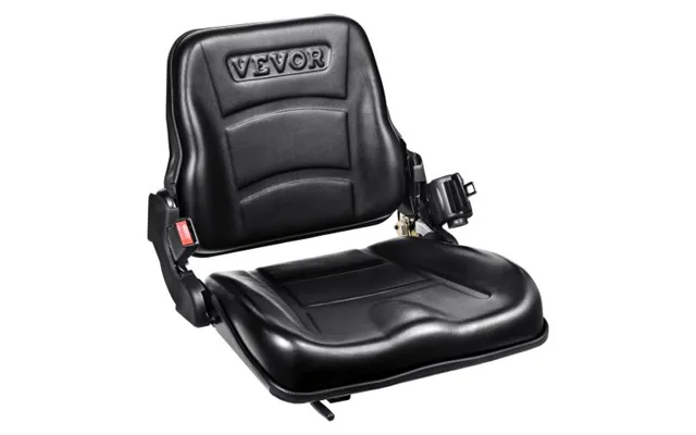 Vevor Universal Forklift Seat - Fold Down Tractor Seat With Adjustable Angle Back product image