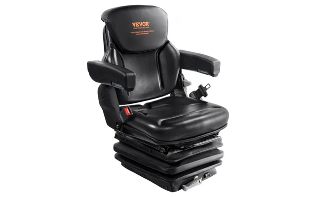 Vevor Universal Tractor Seat Suspension - Fold Down Forklift Seat With Adjustable Angle Back product image