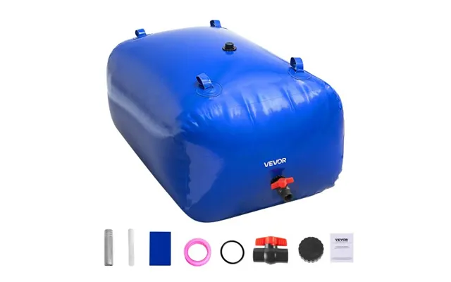 Vevor Water Storage Bladder, 105.7 Gallon 400l Water Storage Container Tank, 1000d Pvc Large Capacity Soft Bag Bladder,  product image