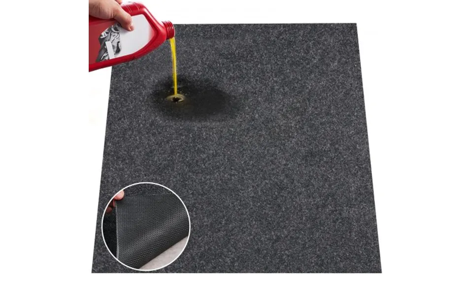 Vevor Waterproof Garage Floor Mat For Under Car - Non-slip 2 X 2