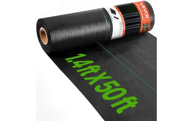 Vevor Weed Barrier Fabric Heavy Duty - 1.4x50ft 3.2oz Landscape Fabric