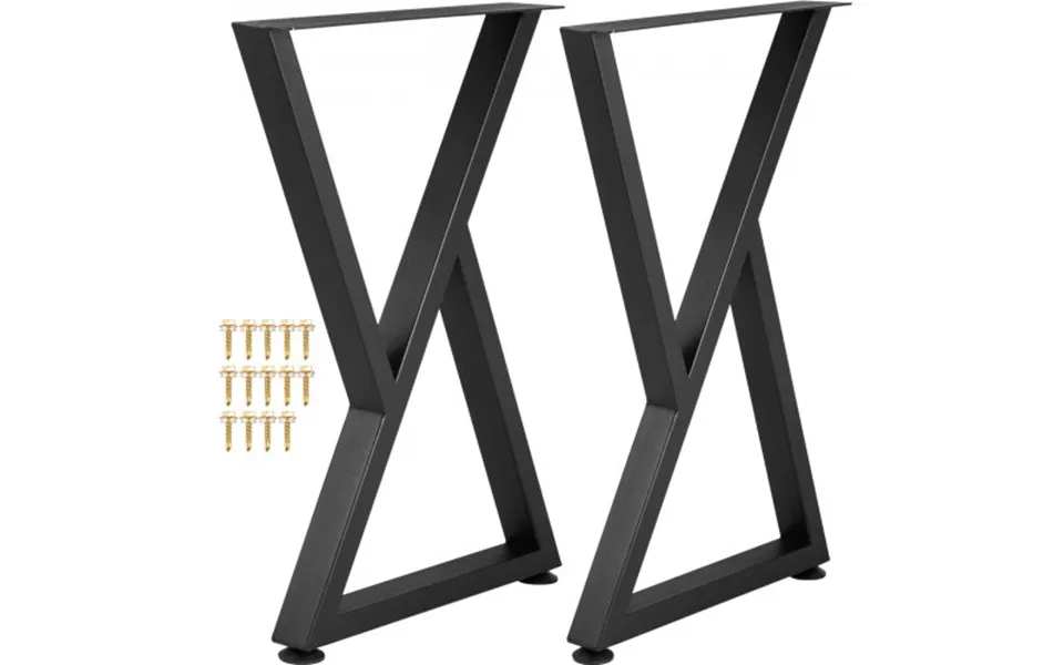 Vevor Z Shape Metal Table Legs Dining Table Legs 28 X18 71.1 X 45