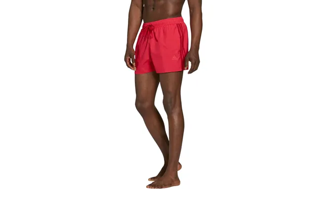 Adidas Classic 3-stripes Swim Shorts - Power Pink Team Victory Red