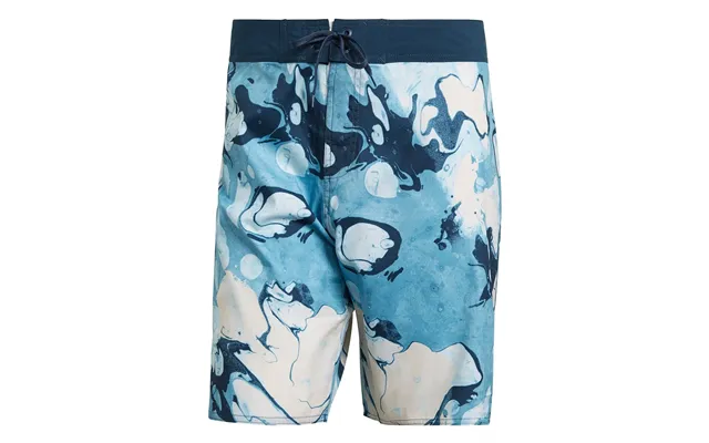 Adidas Knee-length Graphic Board Shorts - Hazy Blue Crew Navy