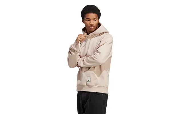 Adidas Lounge Fleece Pullover Hoodie - Brown product image