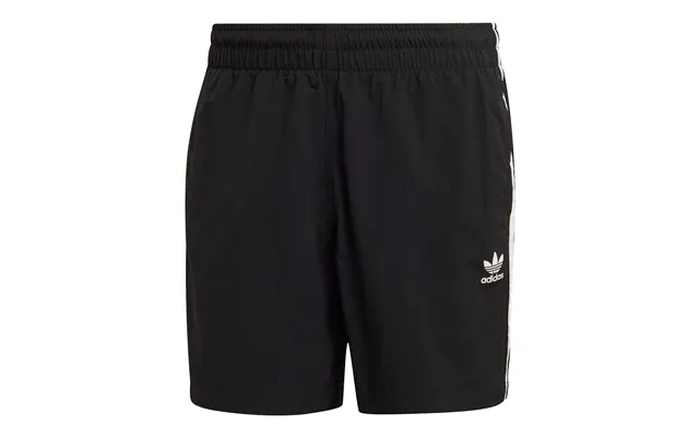 Adidas Originals 3 Stripe Swim Short - Black