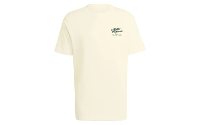 Adidas Originals Men's Diner Text Graphic T-shirt - Off White
