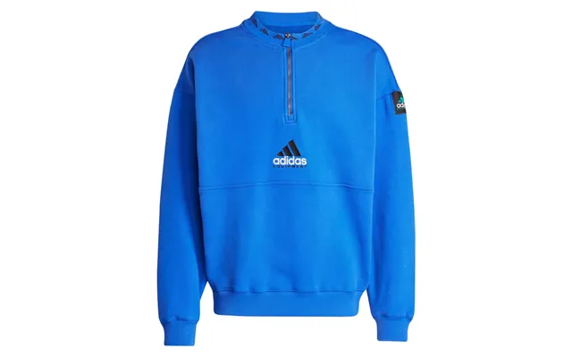 Adidas Originals Men's Eqt Fleece Half-zip Sweatshirt - Equipment Blue