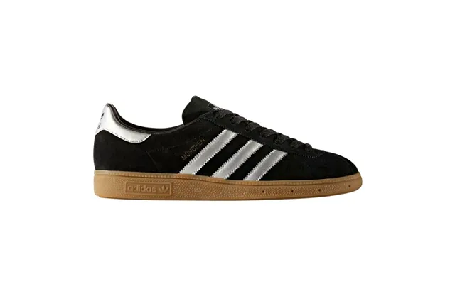Adidas Originals Munchen Trainers - Black Silver