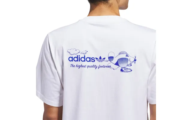 Adidas Originals Unisex Dog Plane T-shirt - White