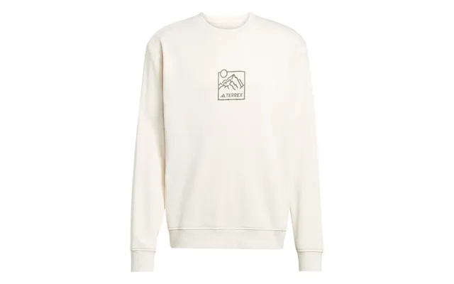 Adidas Originals Unisex Terrex Graphic Crew Sweatshirt - Wonder White