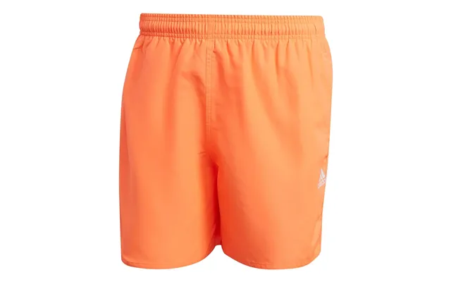 Adidas Solid Swim Shorts - Orange White