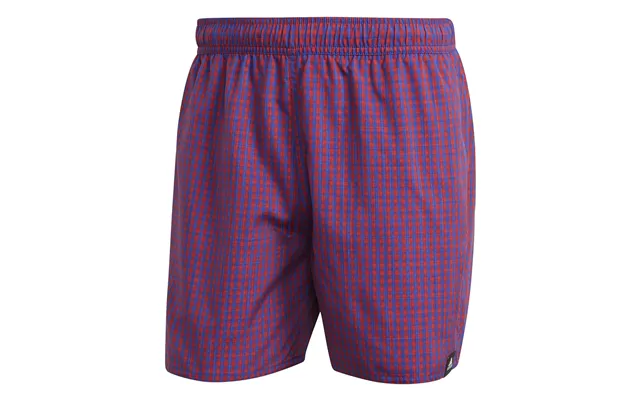 Adidas Swimming Check Clx Swim Shorts - Red Blue