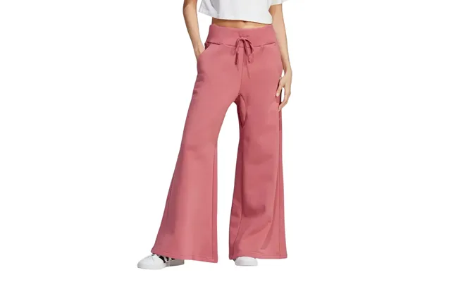 Adidas Womens Lounge Fleece Wide Joggers - Pink product image