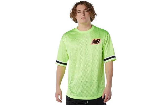 New Balance Athletics Psy Varsity Mesh Tee - Neon Lime