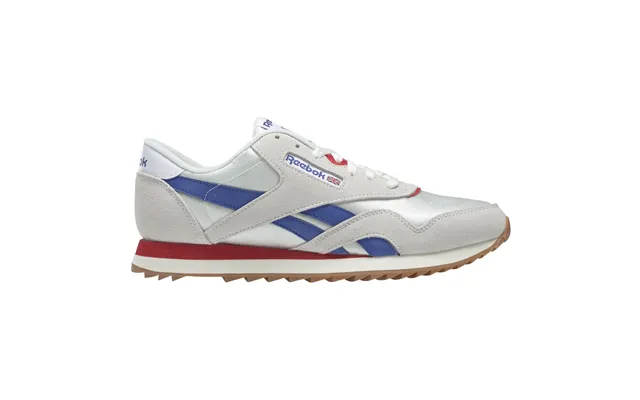 Reebok Classic Nylon Ripple Sneakers - Chalk White Red