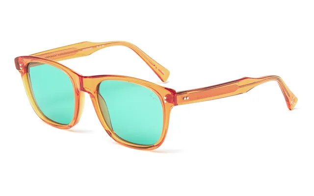 Carlo 021lp 014.gls Man Outlet Sunglasses Acetate Yellow Green Squared Anti-glare