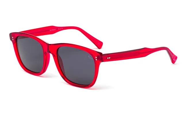 Carlo 021lp 053.gls Man Outlet Sunglasses Acetate Red Grey Squared Anti-glare