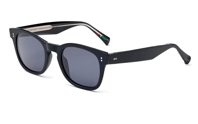 Dino 015lp 009.000 Man Outlet Sunglasses Acetate Black Grey Round Normal