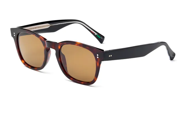 Dino 015lp 092.009 Man Outlet Sunglasses Acetate Havana Brown Round Normal