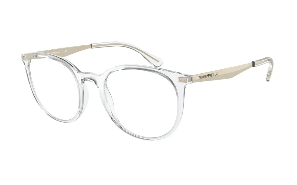 Emporio Armani Woman Emporio Armani Ea3168 5371 Optical Frames Injected Transparent Pantos Normal