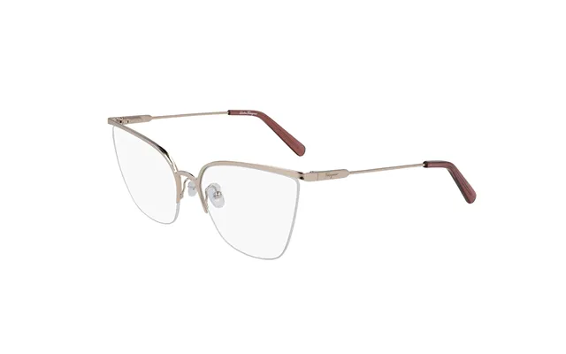 Ferragamo Sf2197 42905 716 Woman Optical Frames Metal Gold Butterfly