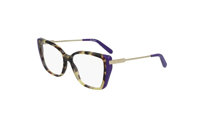 Ferragamo Sf2850 41546 285 Woman Optical Frames Acetate Havana Butterfly