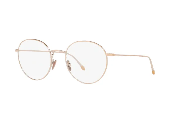 Giorgio Armani Ar5095 3011 Man Optical Frames Metal Brown Round Normal