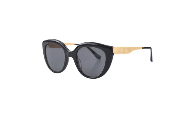I-light Metal 0805 009.ace Woman Outlet Sunglasses Acetate Black Cat Eye