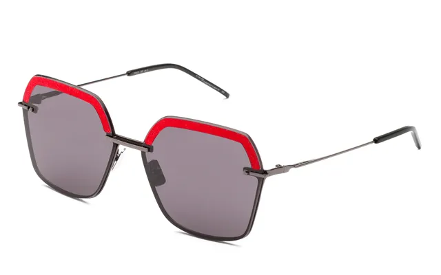 Janice 0314 V78.000 Woman Outlet Sunglasses Metal Silver Grey Geometric Normal