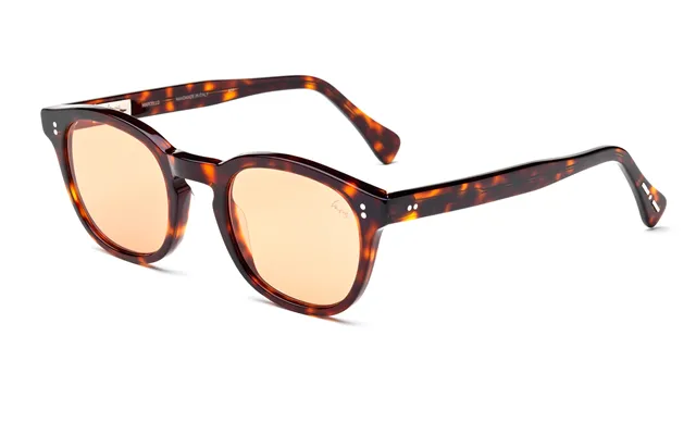 Marcello 0505lp 092.gls Man Outlet Sunglasses Acetate Havana Orange Round