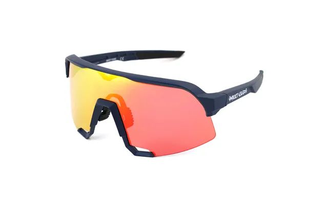 Mascherina Sweet Years Tr526 03 Unisex Outlet Sunglasses Plastic Blue Red Mask Normal Flash