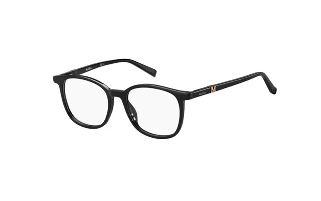 Max Mara Mm 1411 807 Woman Optical Frames Outlet Acetate Black Squared