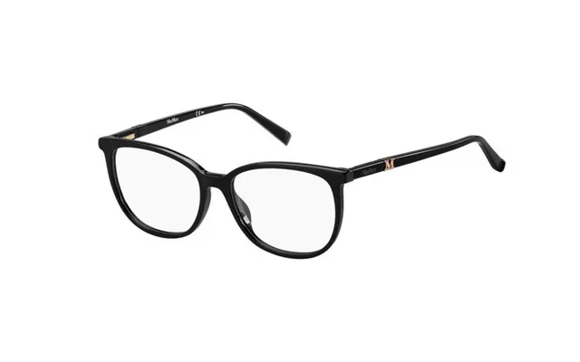 Max Mara Mm 1412 807 Woman Optical Frames Outlet Acetate Black Round
