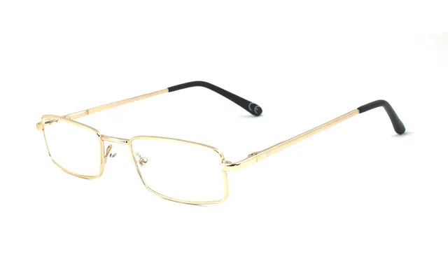 Mod. 502 Blue Block Oro 01 Unisex Reading Glasses Metal Gold Squared Anti-blue Light
