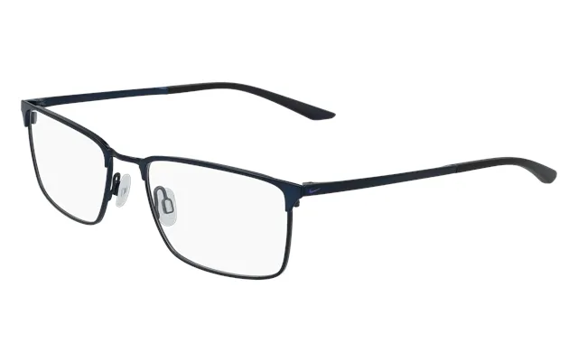 Nike Nike 4307 408 Man Optical Frames Metal Blue Squared Photochromatic