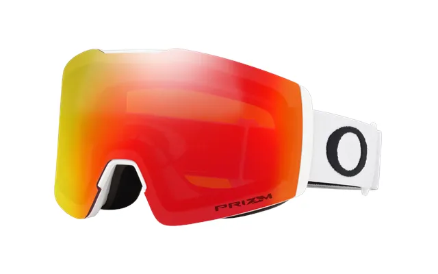Oakley Oo7103 Fall Line M 710314 Unisex Ski Goggles O Matter White Orange Mask Normal Prizm