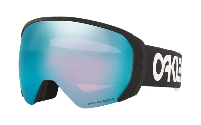 Oakley Oo7110 Flight Path L 711007 Man Ski Goggles O Matter Black Blue Mask Normal Prizm