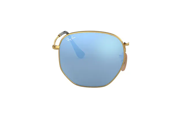 Pair Of Replacement Lenses Ray - Ban Rb3548n Hexagonal Unisex Replacement Lenses Metal Grey Geometric Normal Flash