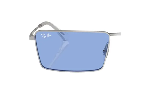 Pair Of Replacement Lenses Ray - Ban Rb3741 Emy Unisex Replacement Lenses Metal Grey Squared Mirrored Flash