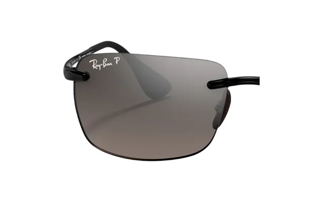 Pair Of Replacement Lenses Ray - Ban Rb4255 Man Replacement Lenses Injected Silver Squared Polarized Mirror