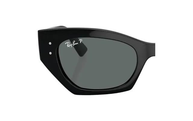 Pair Of Replacement Lenses Ray - Ban Rb4430 Zena Unisex Replacement Lenses Injected Grey Geometric Polarized