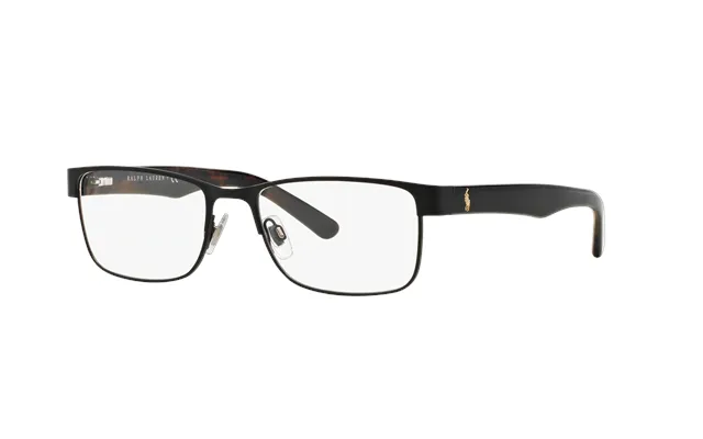 Polo Ralph Lauren Ph1157 9038 Man Optical Frames Metal Black Squared Normal