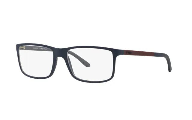 Polo Ralph Lauren Ph2126 5506 Man Optical Frames Injected Blue Squared Normal