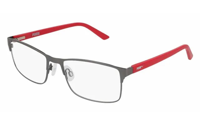 Puma Pe0027o 005 Uomo Montature Da Vista Metallo Rutenio Trasparente Squadrata