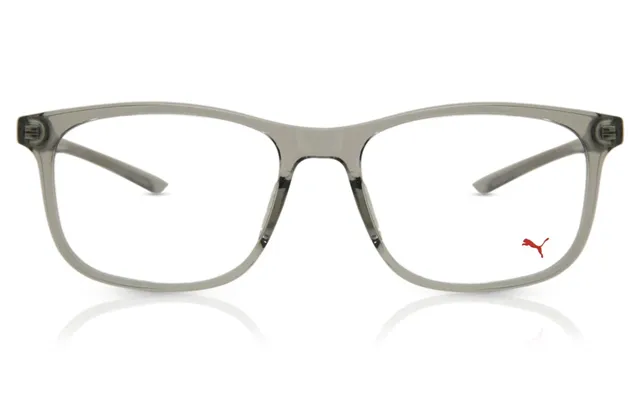 Puma Pu0184o 010 Uomo Montature Da Vista Iniettato Grigio Trasparente Squadrata