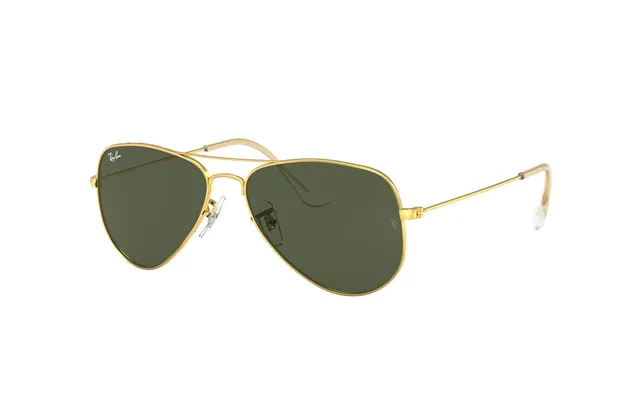Ray - Ban Rb3044 Aviator Small Metal L0207 Unisex Sunglasses Metal Gold G15 Pilot Normal product image