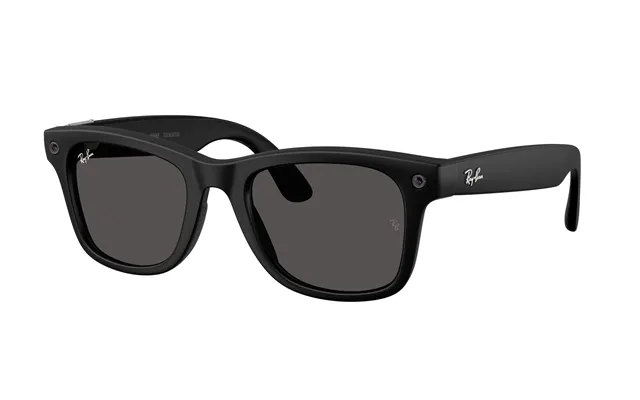 Ray - Ban Rw4011 Ray-ban Meta Gen 3 Wayfarer 601s87 Unisex Smart Glasses Injected Black Grey Squared Normal
