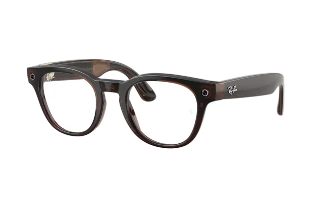 Ray - Ban Rw7002 Ray-ban Meta Gen 2 Scriber Optics 8532 Unisex Smart Glasses Injected Brown Transparent Pantos Normal