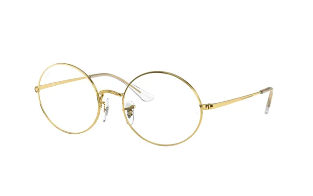 Ray - Ban Rx1970v 3086 Unisex Optical Frames Metal Gold Round